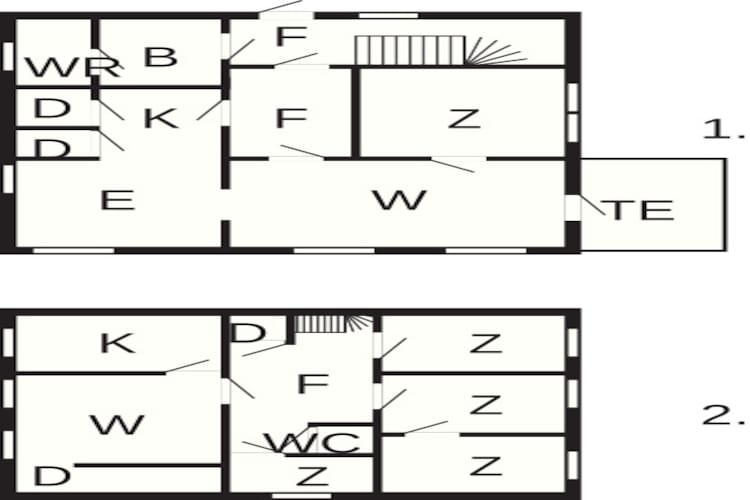 Maison de vacances pour 10 a Brekke - Plan