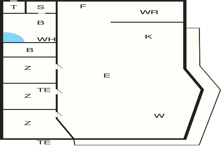 Luxe Spa-toevluchtsoord in Blokhus-By Traum-Plattegrond