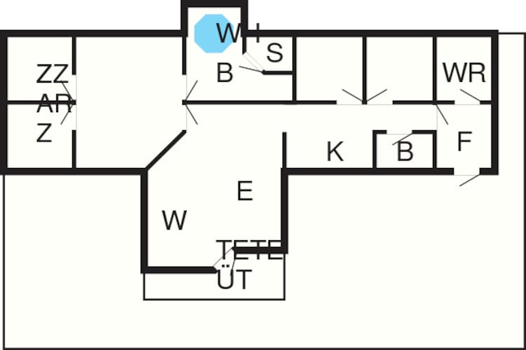 12 person holiday home in Løkken-Floor plan