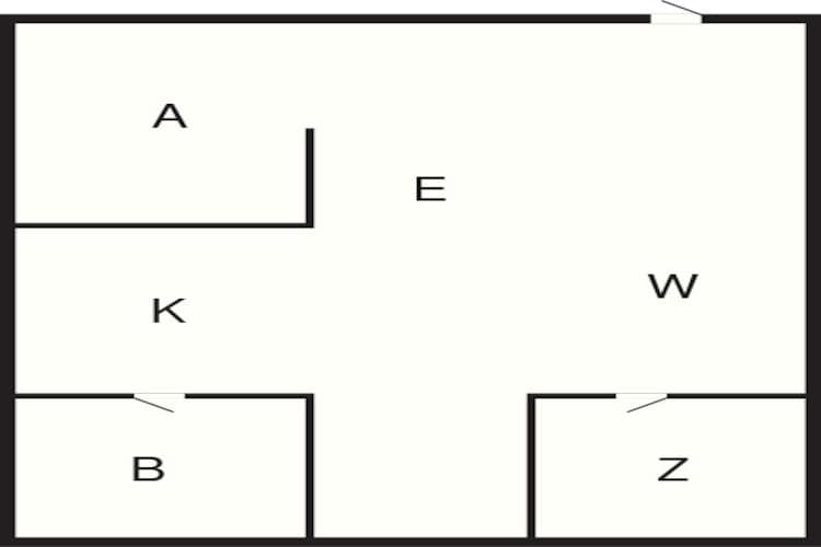 4 persoons vakantie huis in Løkken-Plattegrond