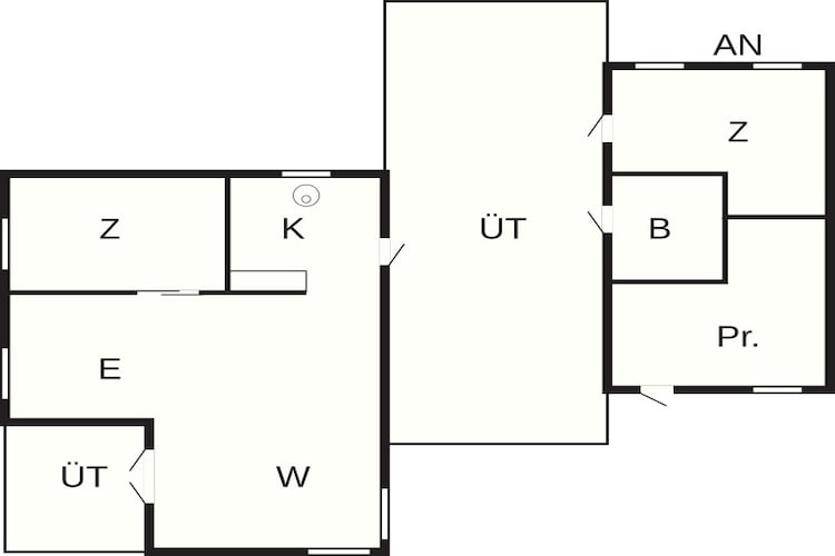4 persoons vakantie huis in Frederiksværk-Plattegrond