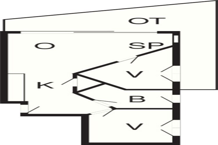 Hoogwaardig appartement met uitzicht op het meer - Plattegrond
