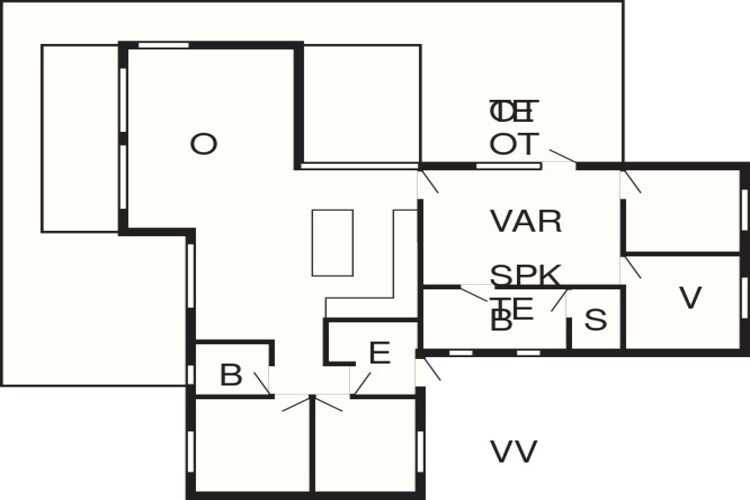 8 persoons vakantie huis in Sydals-Plattegrond