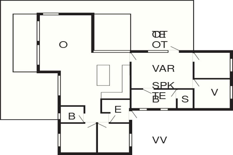 8 Personen Ferienhaus in Sydals - Grundriss