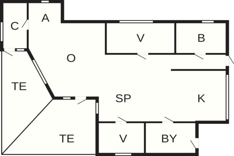 8 person holiday home in Tisvildeleje - Floor plan