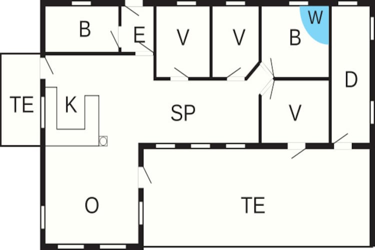 6 persoons vakantie huis in Ulfborg-Plattegrond