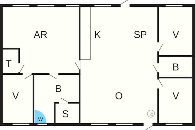 6 persoons vakantie huis in Løkken - Plattegrond