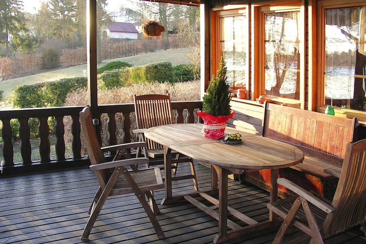 Ferienhaus in Templin - Terrasse