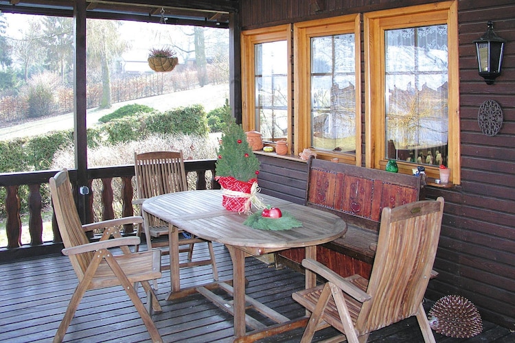 Ferienhaus in Templin - Terrasse / balcon