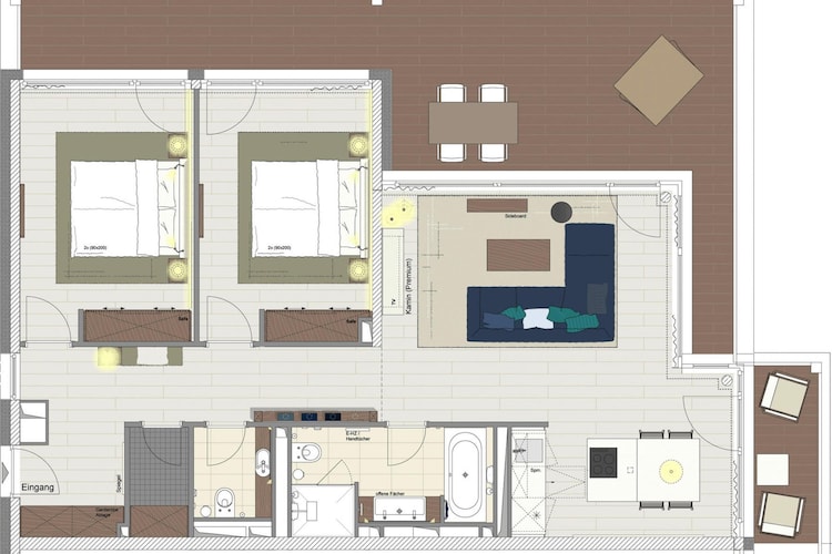 Apartments im MAREMÜRITZ Yachthafen Resort & Spa / Anker Penthouse Suite 3 Personen, foto 15