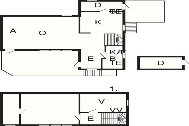 6 persoons vakantie huis in Bud-Plattegrond