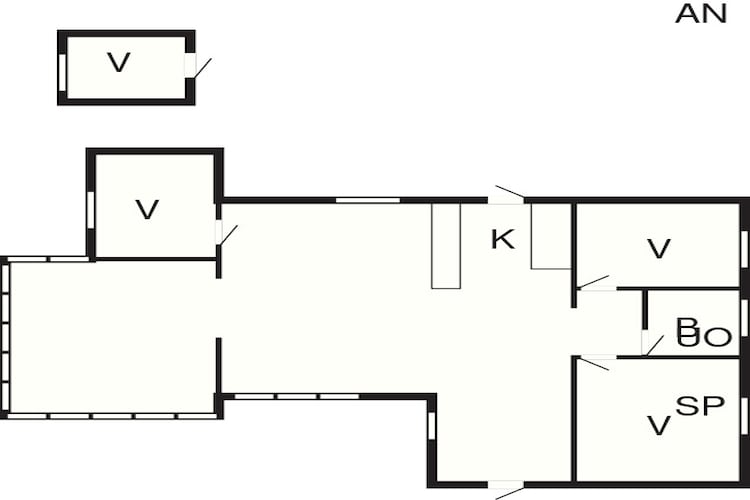 6 persoons vakantie huis in Hadsund-Plattegrond