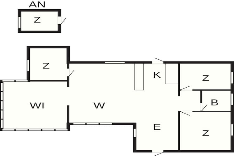 6 persoons vakantie huis in Hadsund-Plattegrond