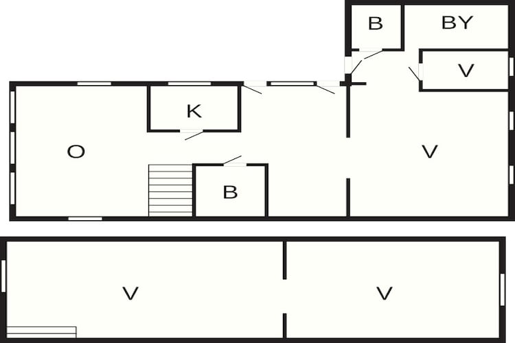 8 persoons vakantie huis in Hasle-Plattegrond