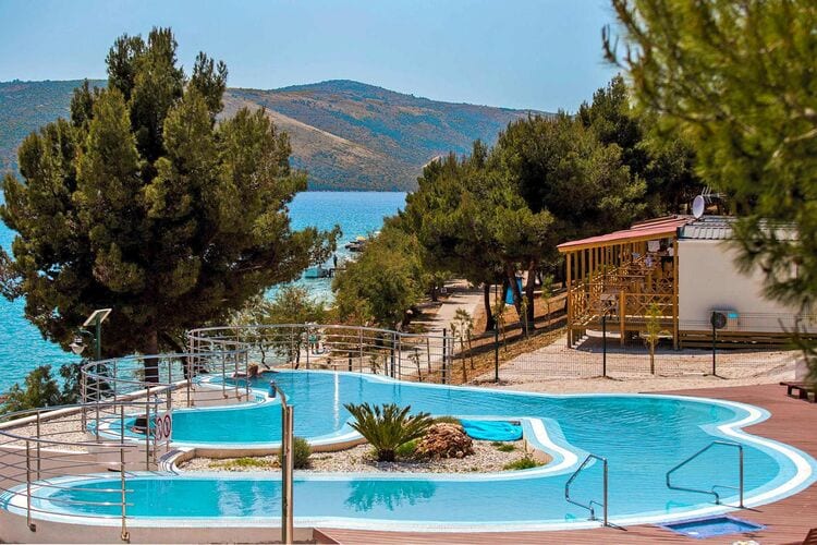 Vakantiehuizen Kroatie | Dalmatie | Sta caravan te huur in Seget-Vranjica met zwembad  met wifi 4 personen