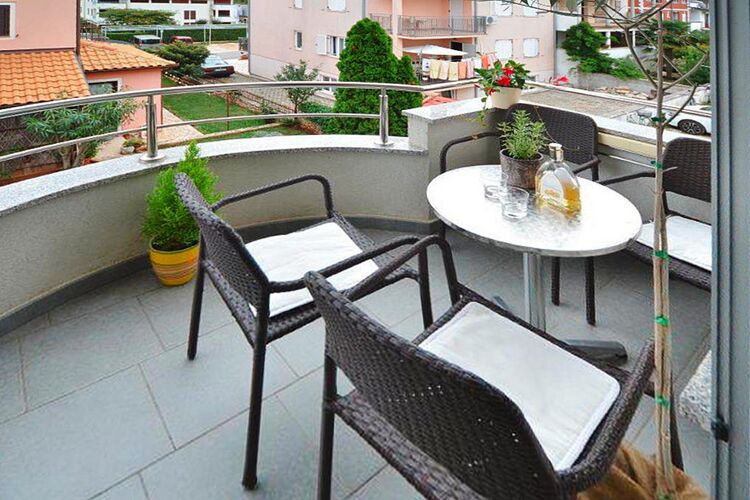 Appartements Vaal in Rovinj, mit Balkon