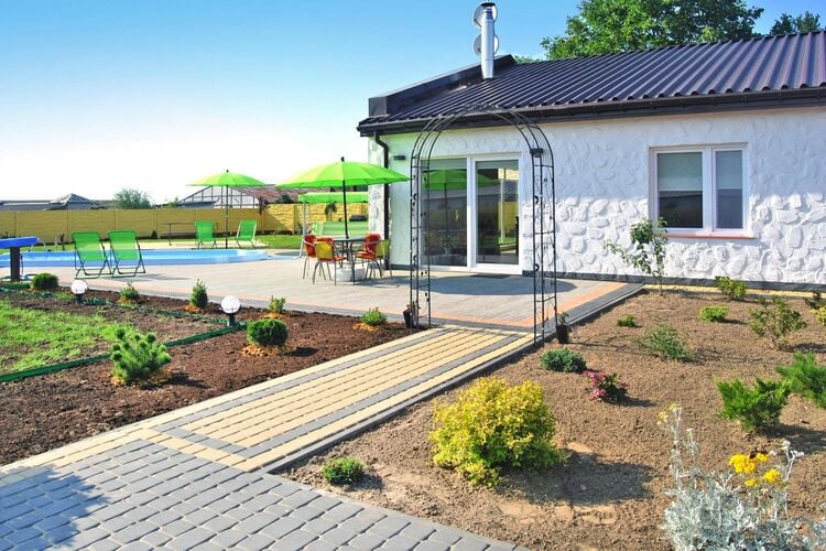 Ferienhaus mit Pool und Sauna, Sieciemin  in Polen