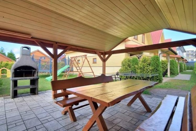 Pokój 3-osobowy na poddaszu Sarbinowo-Gardens in summer