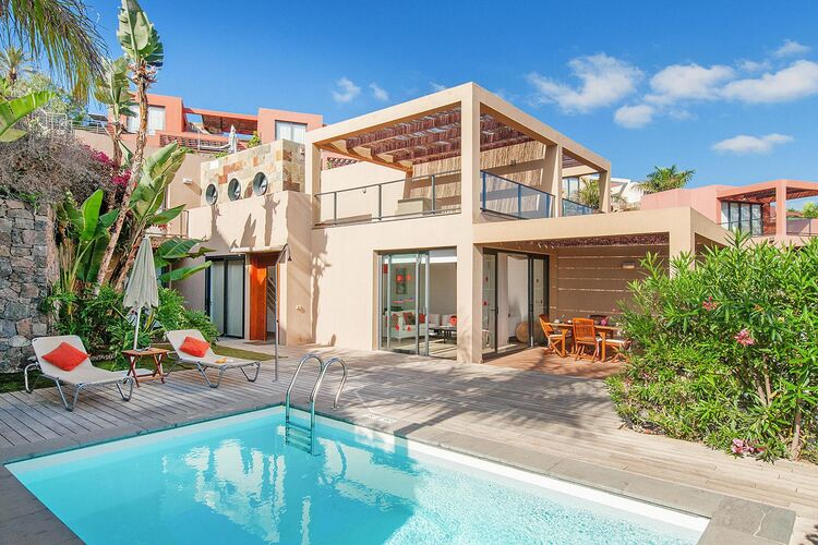 Ferienhaus mit Pool und Panoramablick in Maspaloma Ferienhaus  Gran Canaria