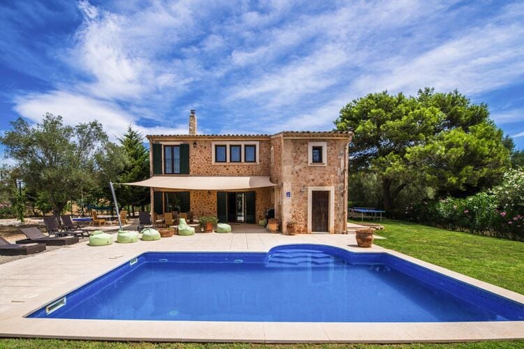 Vakantiehuizen Spanje | Mallorca | Vakantiehuis te huur in Sencelles met zwembad  met wifi 8 personen