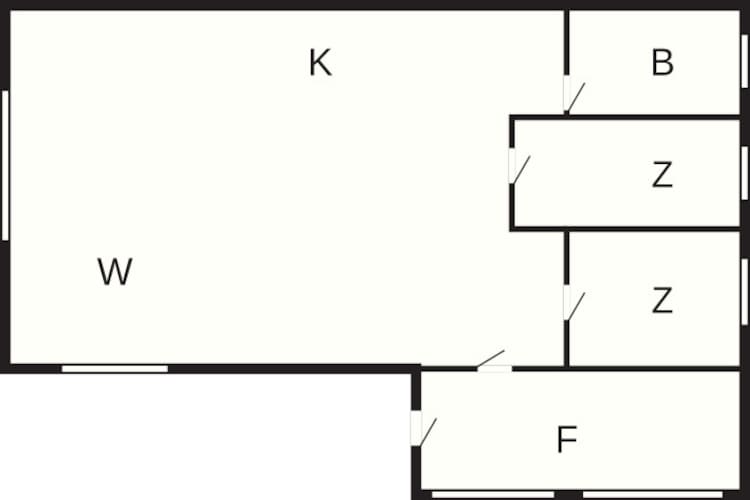 4 persoons vakantie huis in Oksbøl-Plattegrond