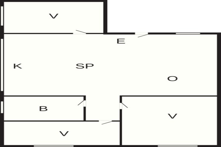 6 persoons vakantie huis in Humble-Plattegrond