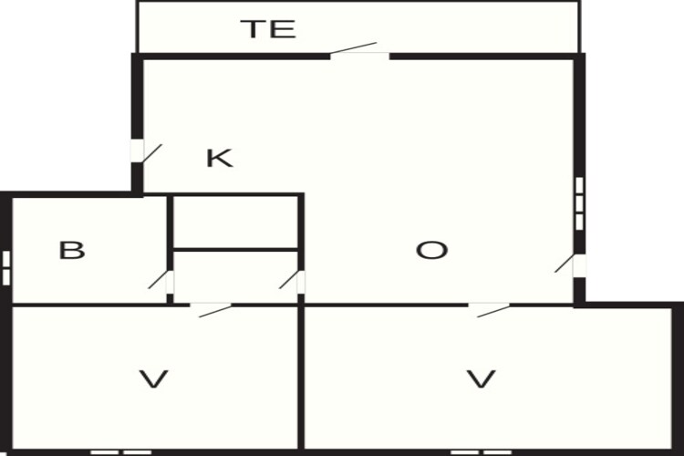 4 persoons vakantie huis in Knebel - Plattegrond