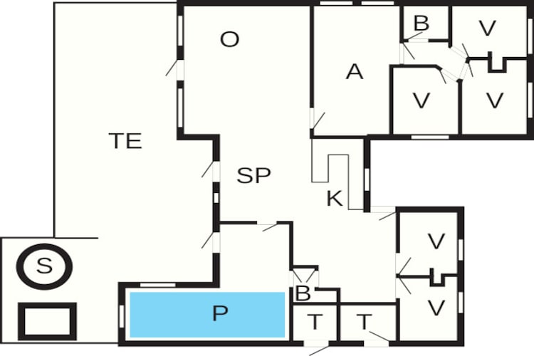 14 persoons vakantie huis in Idestrup - Plattegrond