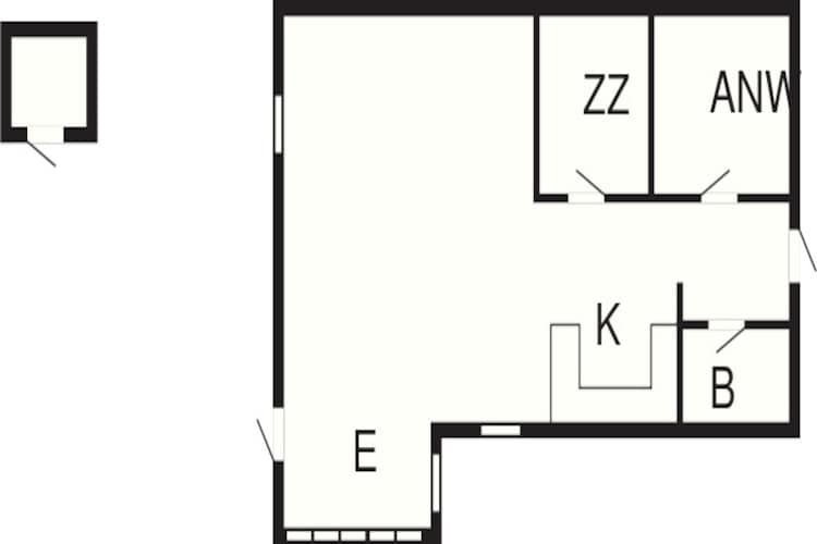 5 person holiday home in Højslev-Floor plan