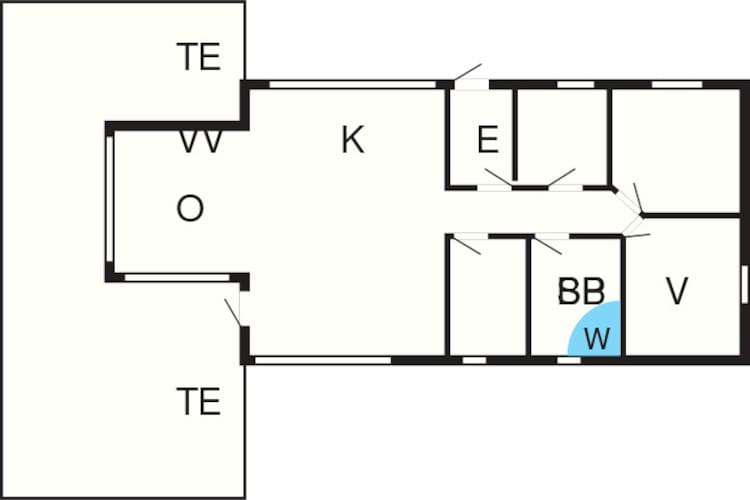 8 persoons vakantie huis in Hadsund-Plattegrond