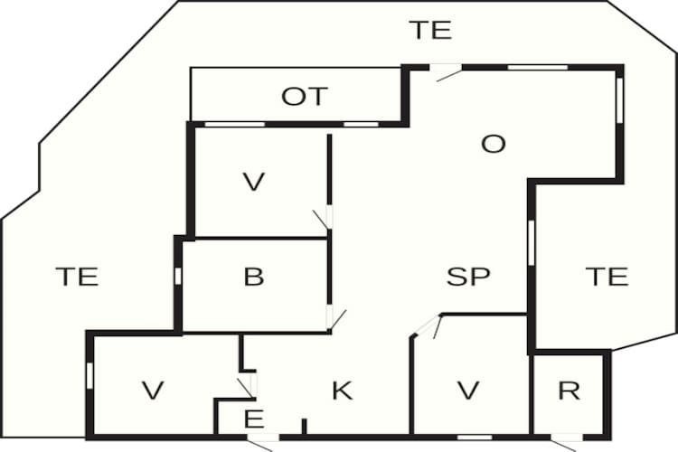 6 persoons vakantie huis in Haderslev-Plattegrond