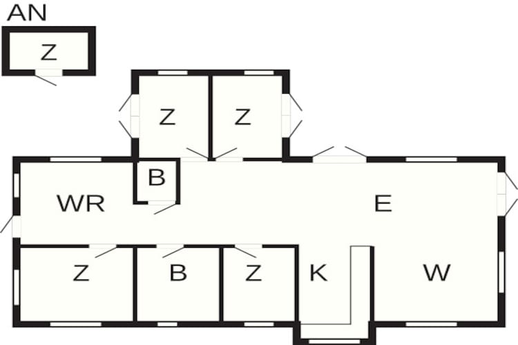 10 persoons vakantie huis in Otterup - Plattegrond