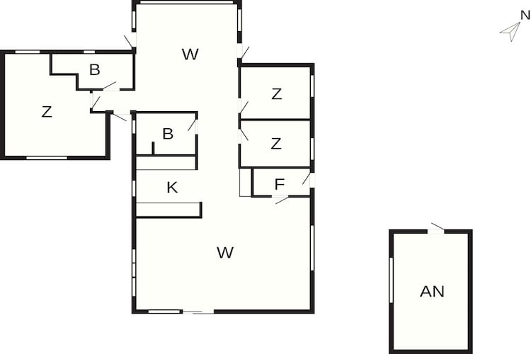 8 persoons vakantie huis in Hjørring - Plattegrond