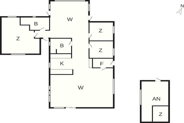 8 persoons vakantie huis in Hjørring - Plattegrond