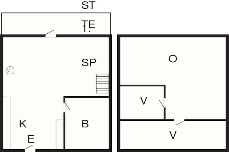5 persoons vakantie huis in Ebeltoft-Plattegrond