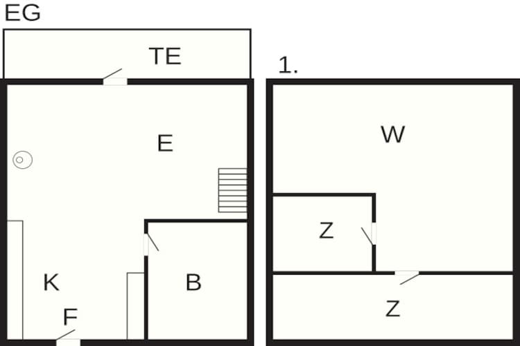 5 persoons vakantie huis in Ebeltoft-Plattegrond