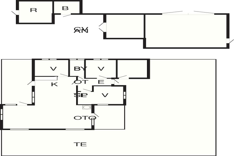 8 person holiday home in Gilleleje-Floor plan