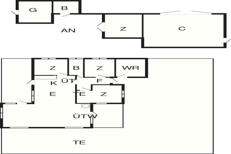 8 person holiday home in Gilleleje-Floor plan