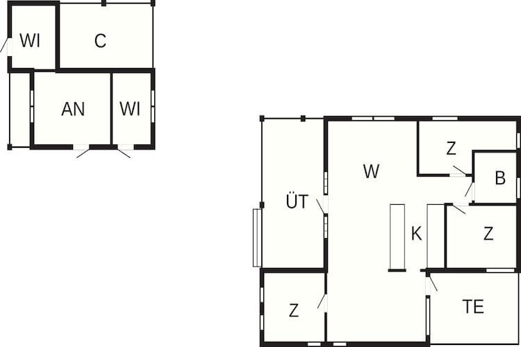 6 persoons vakantie huis in Glesborg-Plattegrond
