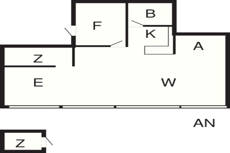 6 persoons vakantie huis in Ebeltoft-Plattegrond