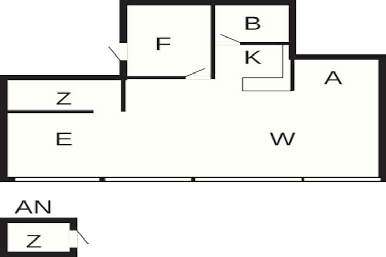 6 persoons vakantie huis in Ebeltoft - Plattegrond