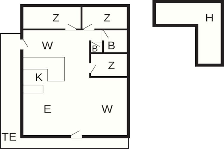 8 persoons vakantie huis in Ebeltoft-Plattegrond