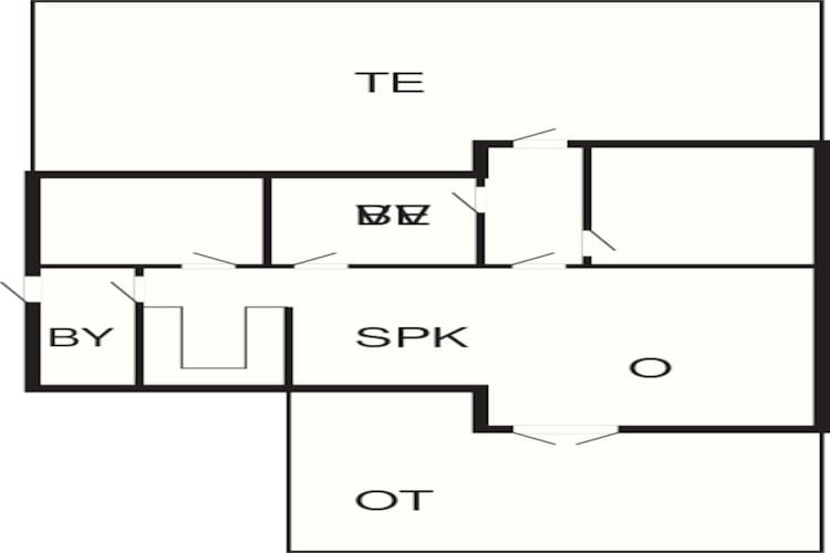 4 Personen Ferienhaus in Egå-Grundriss