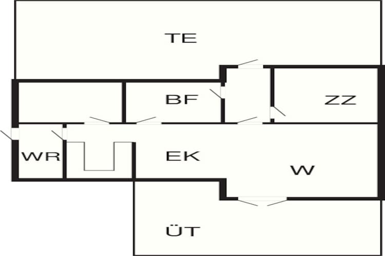 4 Personen Ferienhaus in Egå-Grundriss