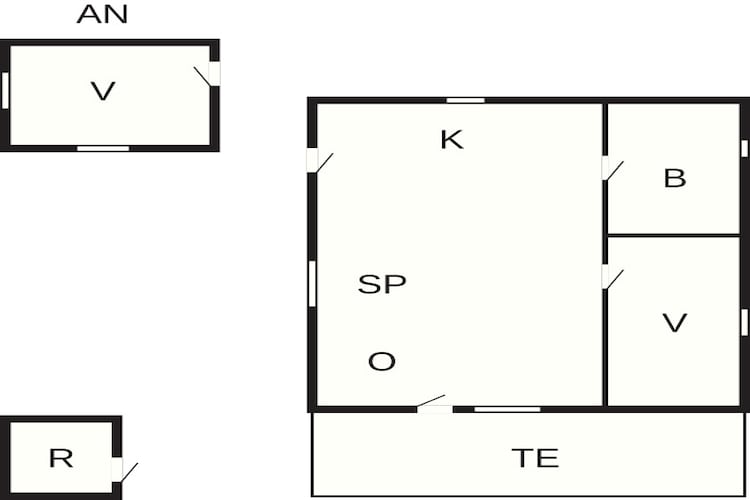 5 persoons vakantie huis in Vordingborg-Plattegrond