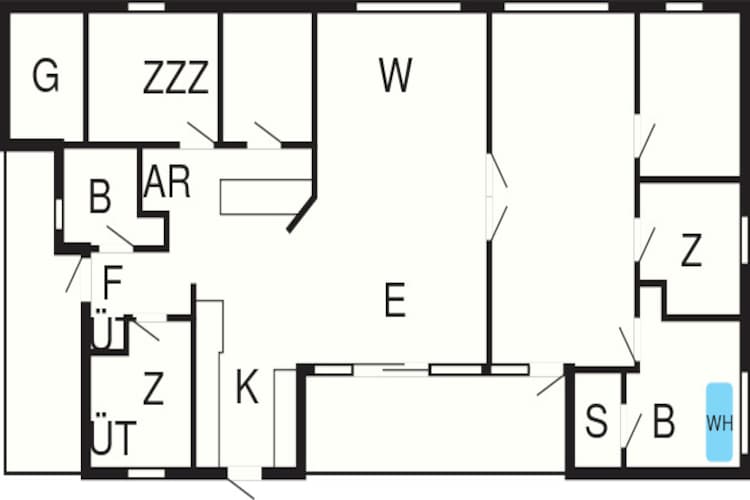10 persoons vakantie huis in Ebeltoft-Plattegrond