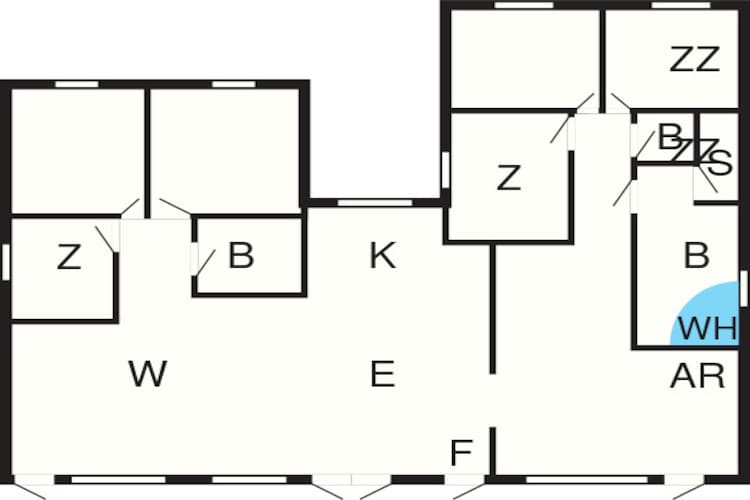 14 person holiday home in Hadsund-Floor plan