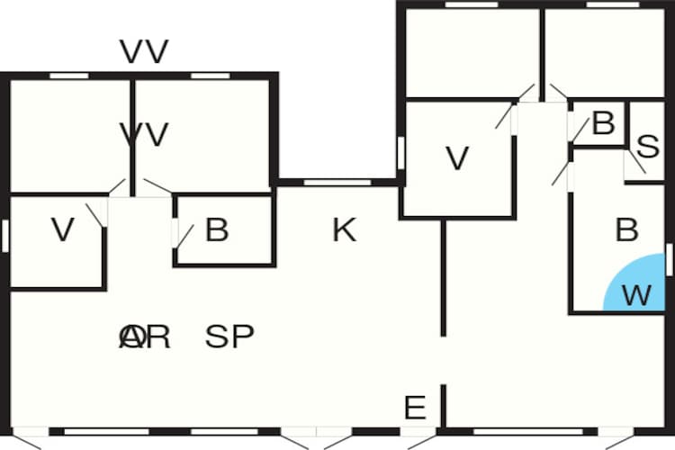 14 person holiday home in Hadsund-Floor plan