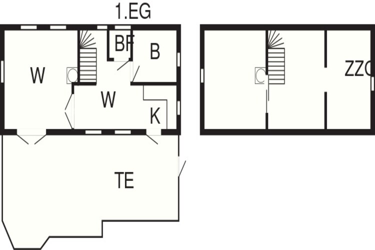 6 persoons vakantie huis in Nykøbing Sj-Plattegrond