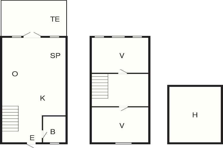 6 person holiday home in Hadsund - Floor plan